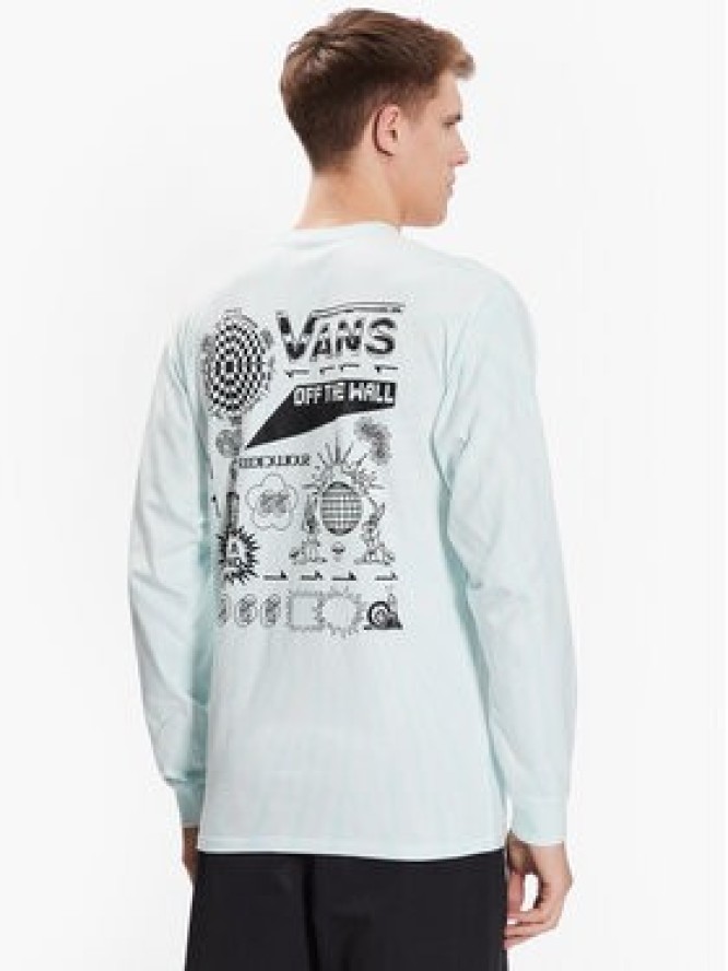 Vans Longsleeve Scattered VN0006DH Niebieski Regular Fit