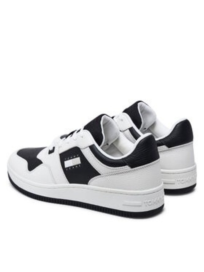 Tommy Jeans Sneakersy Tjm Retro Basket Cupsole Tumble EM0EM01513 Biały