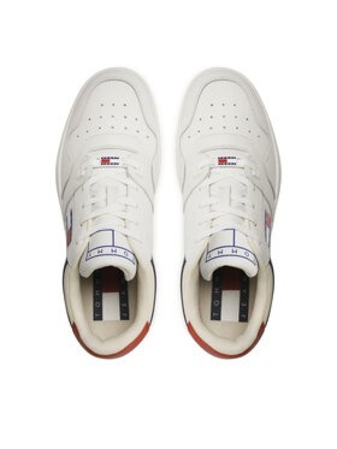 Tommy Jeans Sneakersy Basket Premium EM0EM01216 Biały