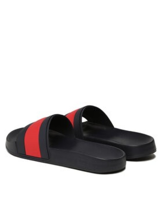 Tommy Hilfiger Klapki Rubber Th Flag Pool Slide FM0FM04236 Granatowy