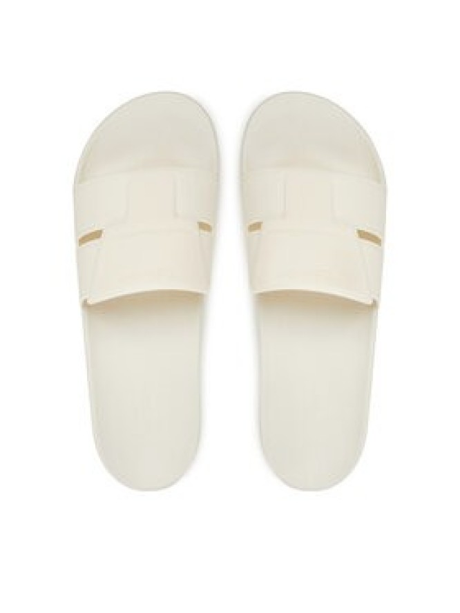 Calvin Klein Klapki Pool Slide Double T HM0HM01752 Biały