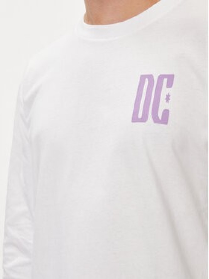 DC Longsleeve Sportster Hls ADYZT05371 Biały Regular Fit