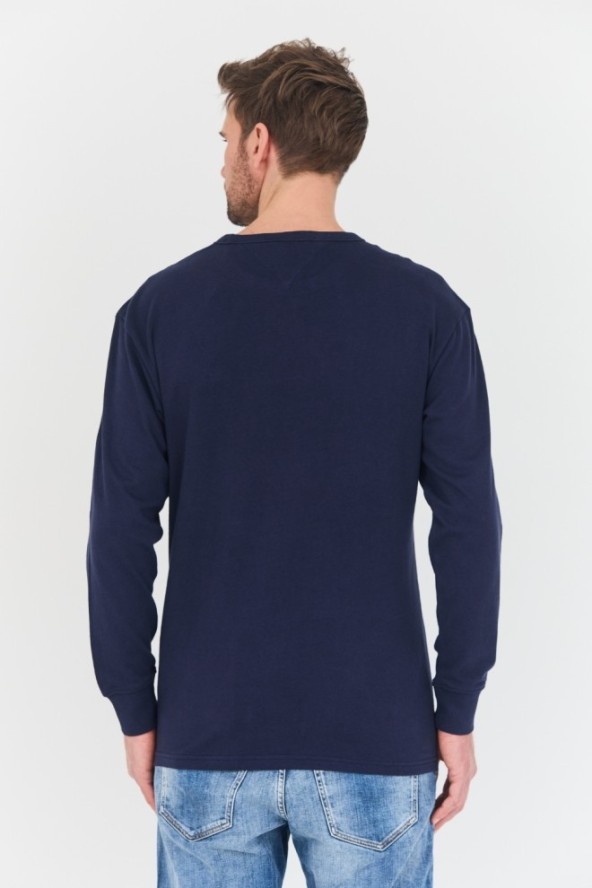 TOMMY JEANS Granatowy longsleeve