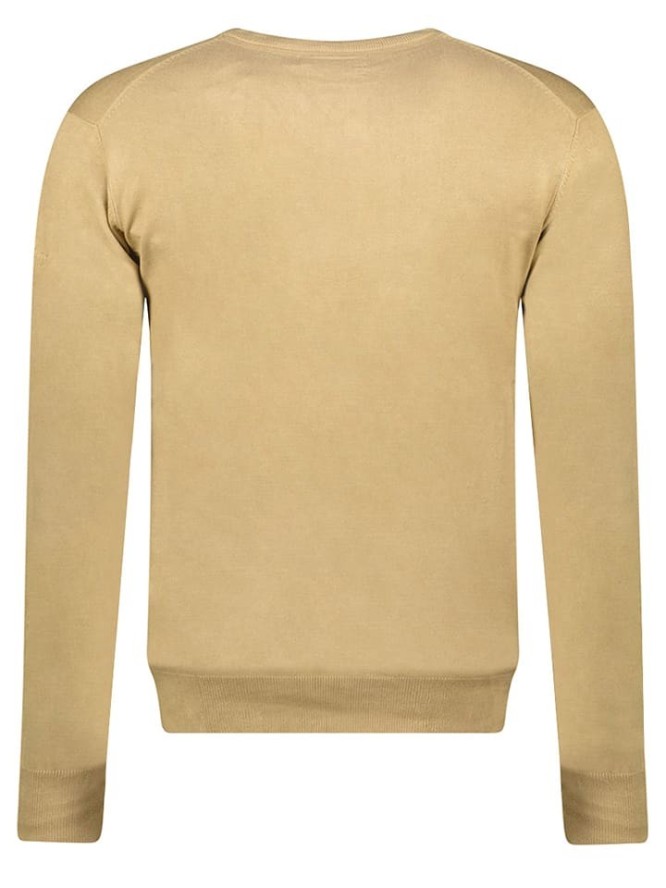 Geographical Norway Sweter w kolorze beżowym rozmiar: S