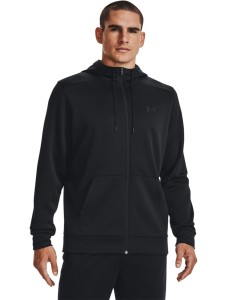 Bluza treningowa męska Under Armour UA Armour Fleece Fz Hoodie - czarna