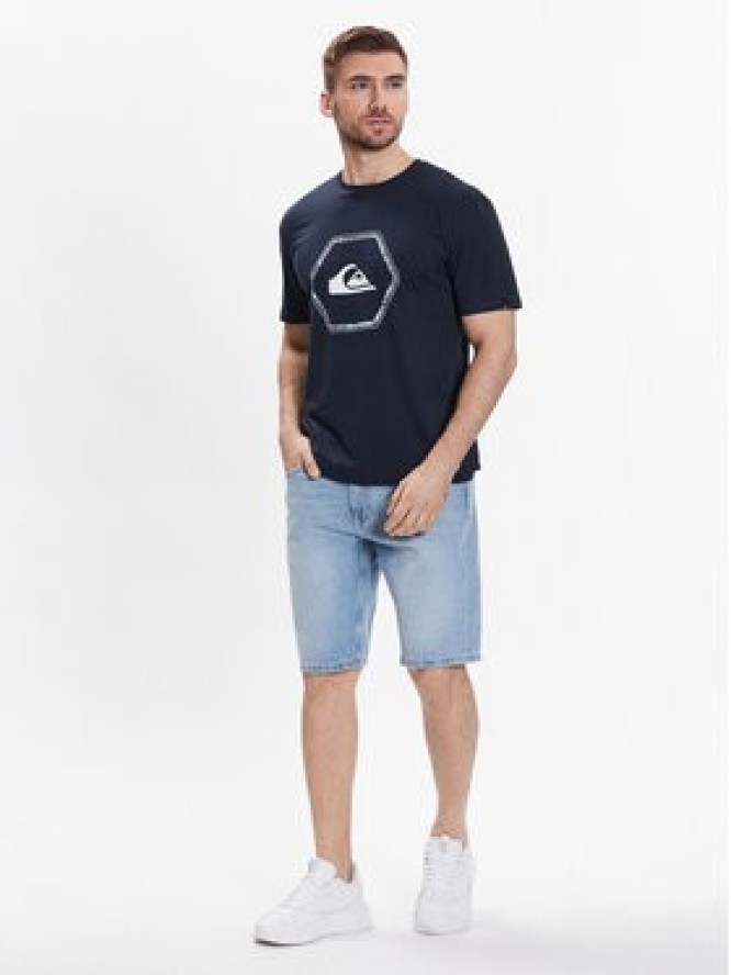 Quiksilver T-Shirt In Shapes EQYZT07227 Granatowy Regular Fit