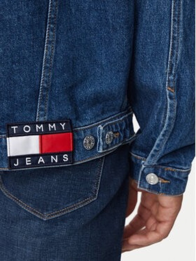 Tommy Jeans Kurtka jeansowa Aiden DM0DM19366 Niebieski Oversize