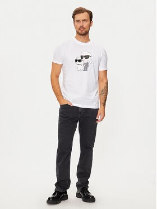 KARL LAGERFELD T-Shirt 755061 544241 Biały Regular Fit