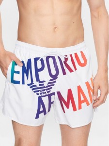 Emporio Armani Underwear Szorty kąpielowe 211740 3R424 93610 Biały Regular Fit