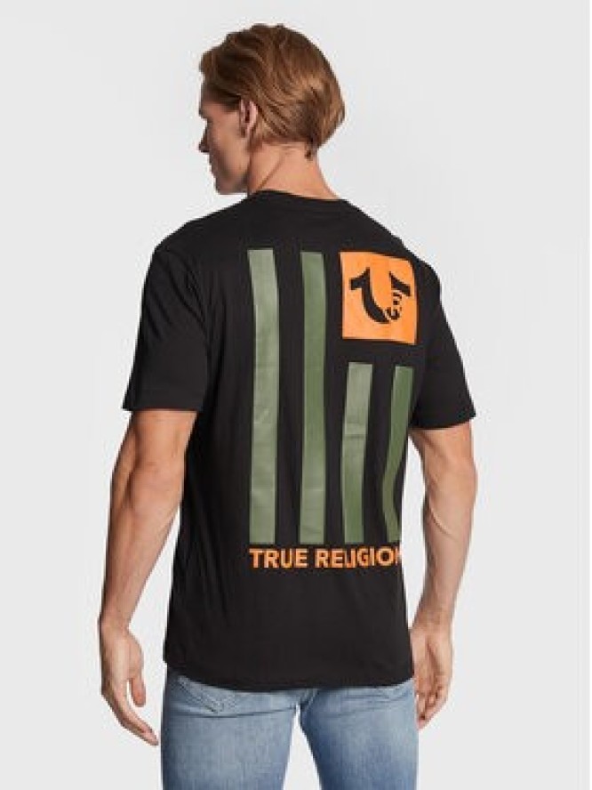 True Religion T-Shirt 106298 Czarny Regular Fit
