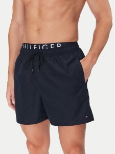 Tommy Hilfiger Szorty kąpielowe UM0UM03489 Granatowy Regular Fit
