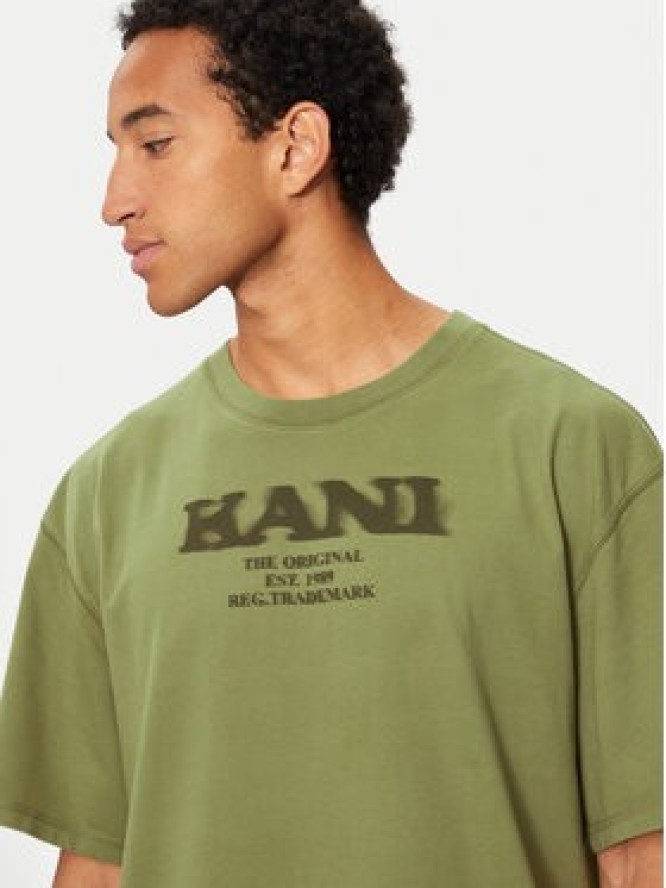 Karl Kani T-Shirt Retro Sprayed 60300095 Zielony Regular Fit