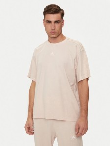 adidas T-Shirt ALL SZN 3-Stripes IR5198 Różowy Regular Fit