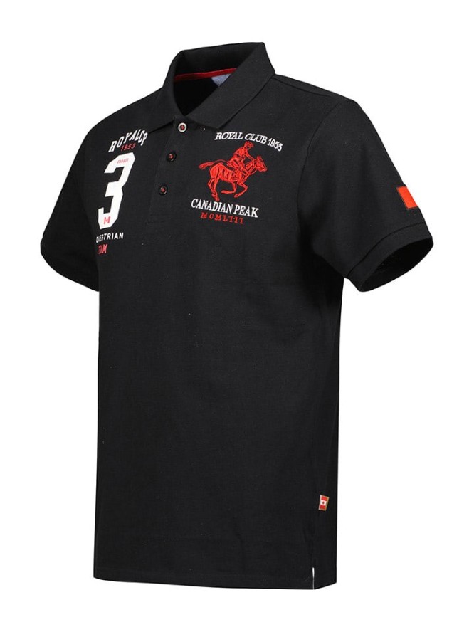 Canadian Peak Koszulka polo "Klubeak" w kolorze czarnym rozmiar: XL