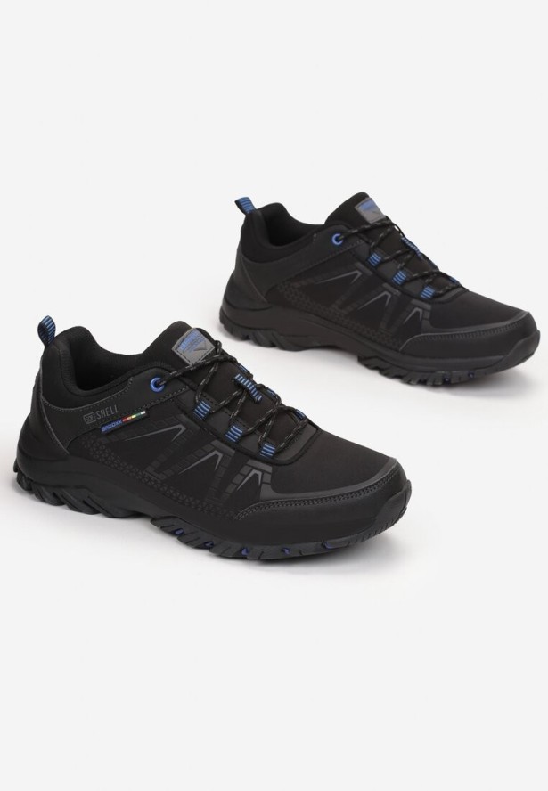 Czarno-Niebieskie Buty Sportowe Mathews