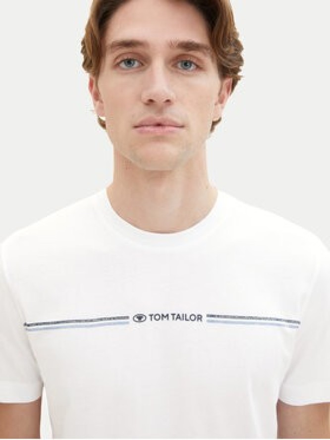 Tom Tailor T-Shirt 1037803 Biały Regular Fit