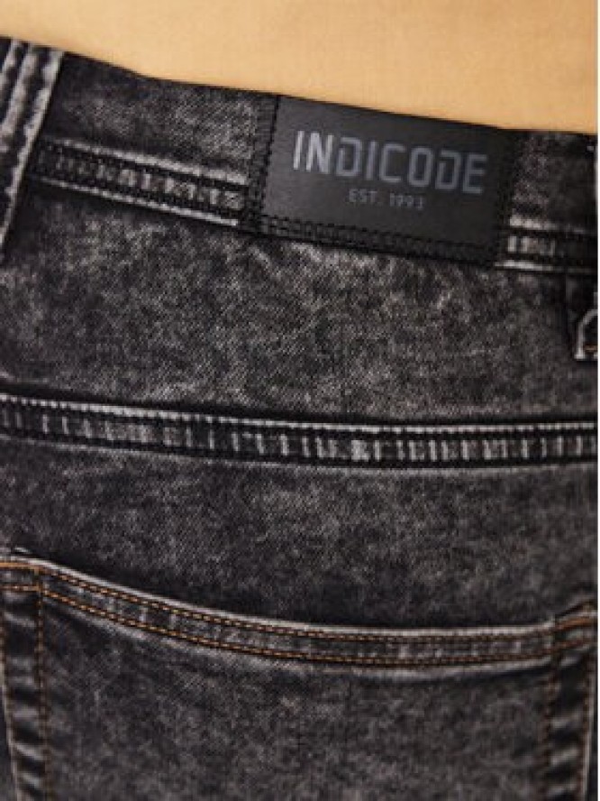 INDICODE Szorty jeansowe Delmare 70-682 Czarny Regular Fit