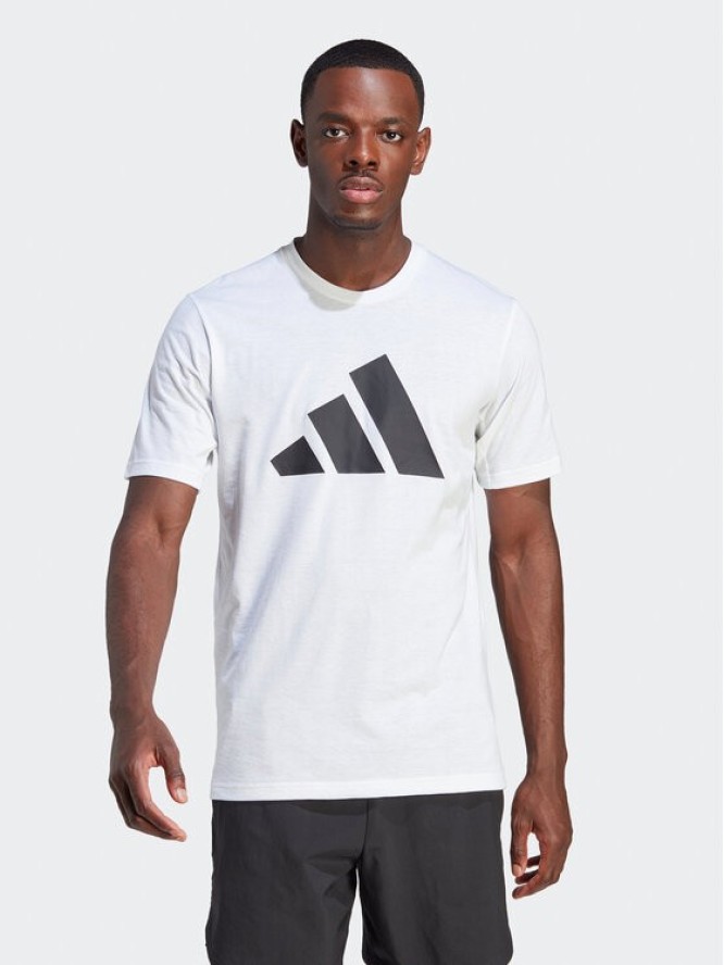 adidas T-Shirt Train Essentials Feelready Logo Training IM4373 Biały Regular Fit