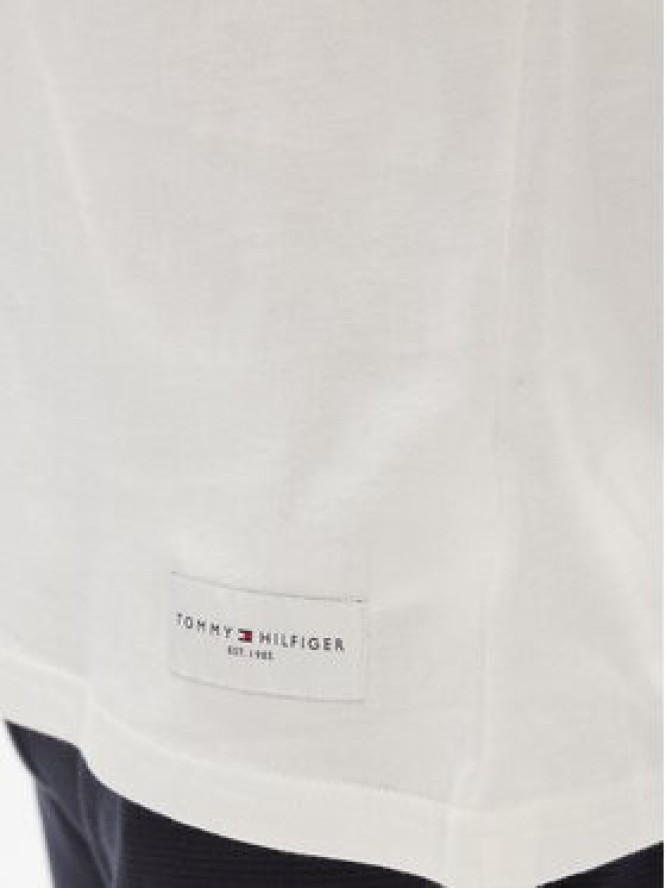 Tommy Hilfiger T-Shirt Logo UM0UM03005 Écru Regular Fit