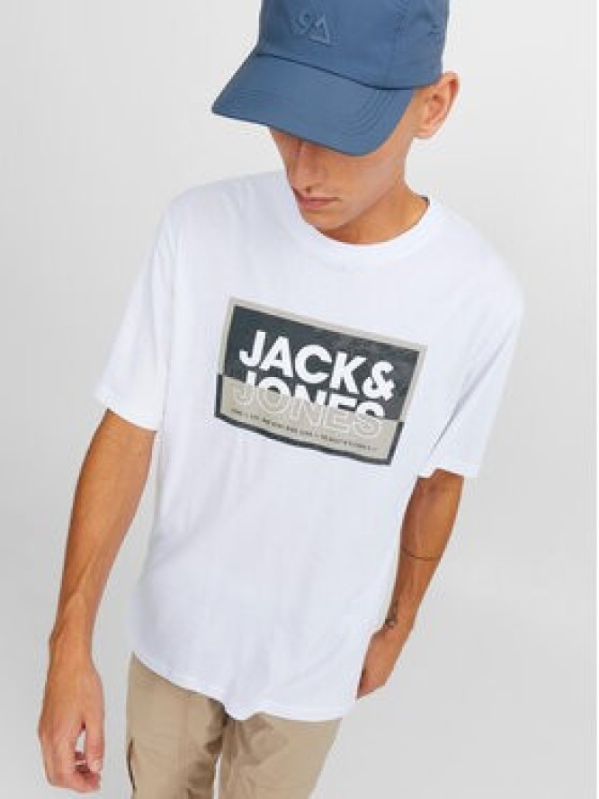 Jack&Jones T-Shirt Logan 12253442 Biały Standard Fit