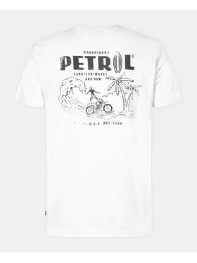 Petrol Industries T-Shirt M-1040-TSR635 Biały Regular Fit