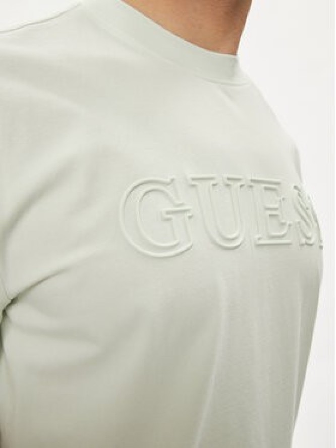 Guess T-Shirt Alphy Z2YI11 J1314 Zielony Regular Fit