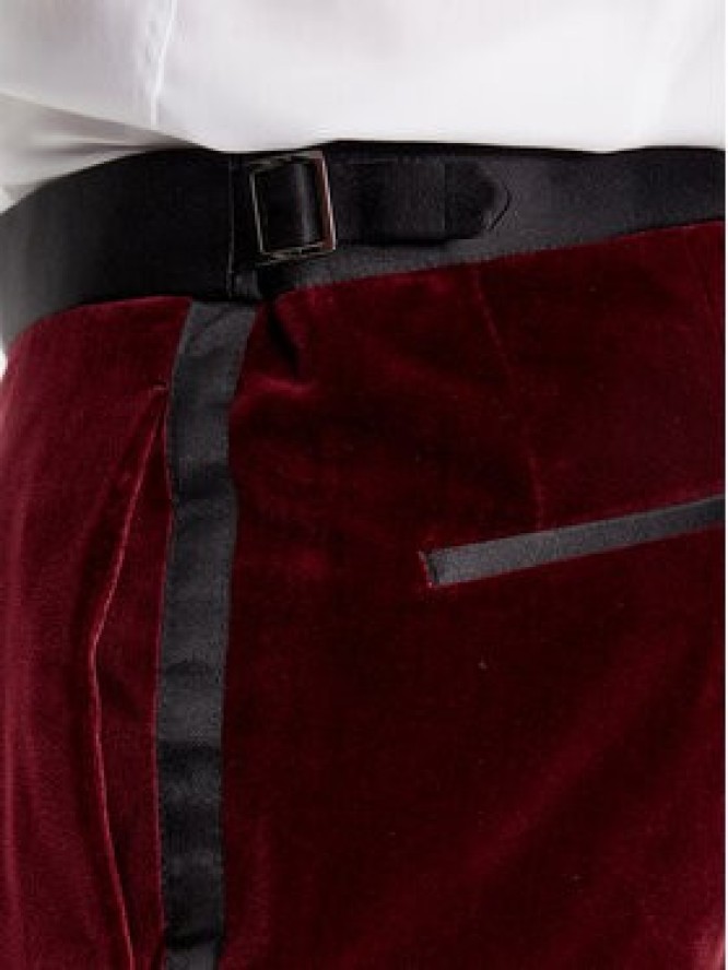 Boss Spodnie garniturowe H-Genius-Tux-231 50484723 Bordowy Slim Fit