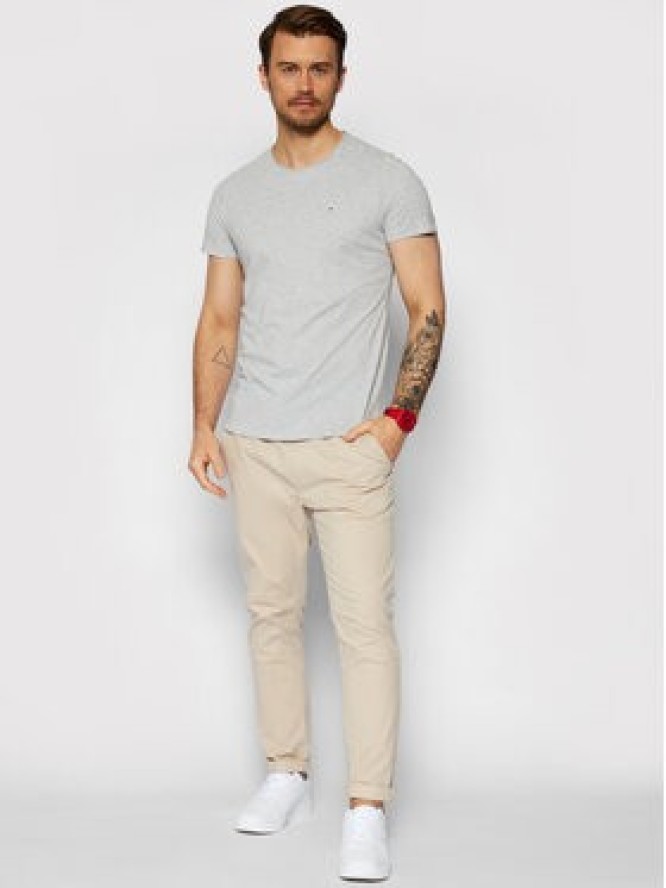 Tommy Jeans T-Shirt Jaspe DM0DM09586 Szary Slim Fit