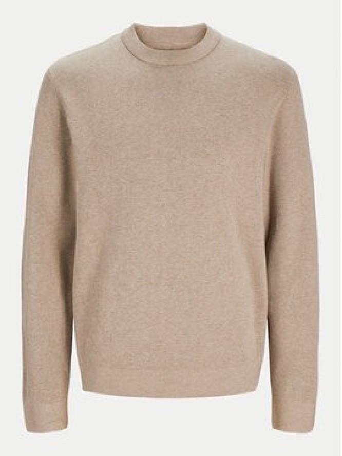 Jack&Jones Sweter Milano 12259666 Szary Relaxed Fit