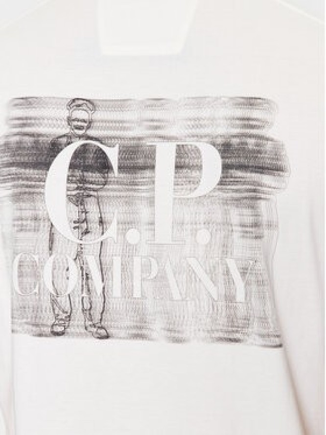 C.P. Company T-Shirt 15CMTS243A006586W Biały Regular Fit