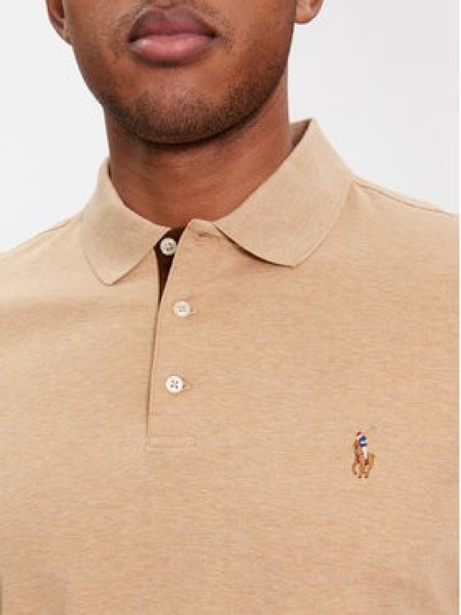 Polo Ralph Lauren Polo 710671785040 Beżowy Custom Slim Fit