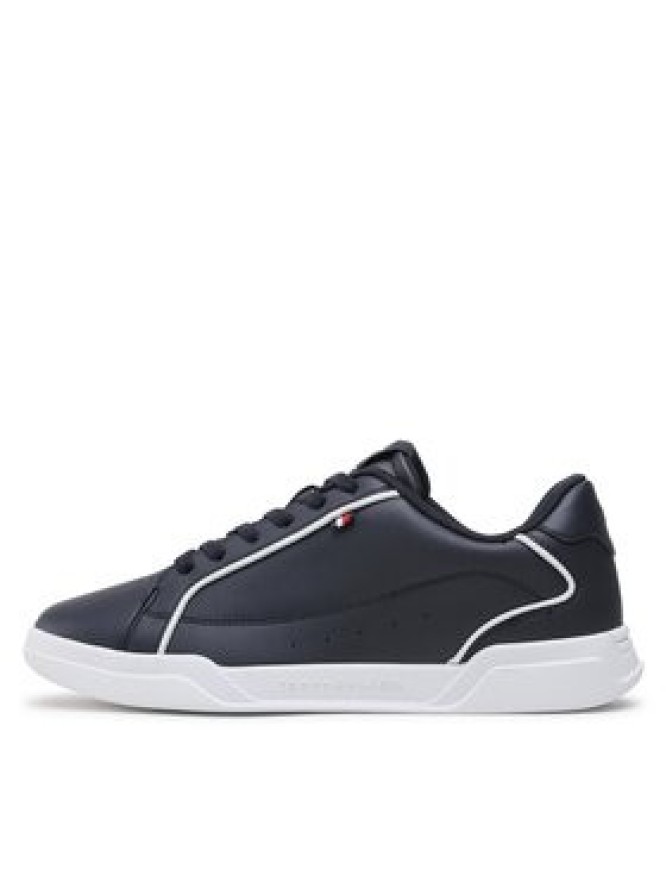 Tommy Hilfiger Sneakersy Lo Cup Leather FM0FM04429 Granatowy