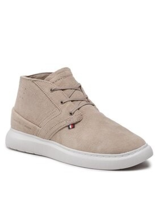 Tommy Hilfiger Sneakersy Hybrid Boot FM0FM04456 Beżowy