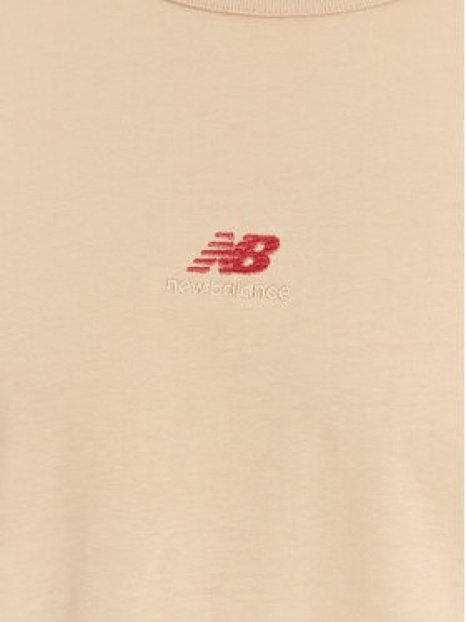 New Balance T-Shirt Athletics Remastered Graphic Cotton Jersey Short Sleeve T-shirt MT31504 Brązowy Regular Fit