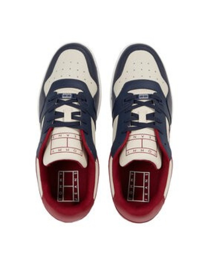Tommy Jeans Sneakersy Tjm Basket Premium Color EM0EM01256 Niebieski