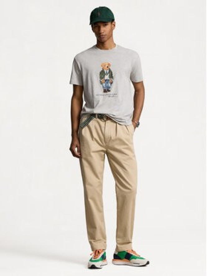 Polo Ralph Lauren T-Shirt 710854497035 Szary Regular Fit