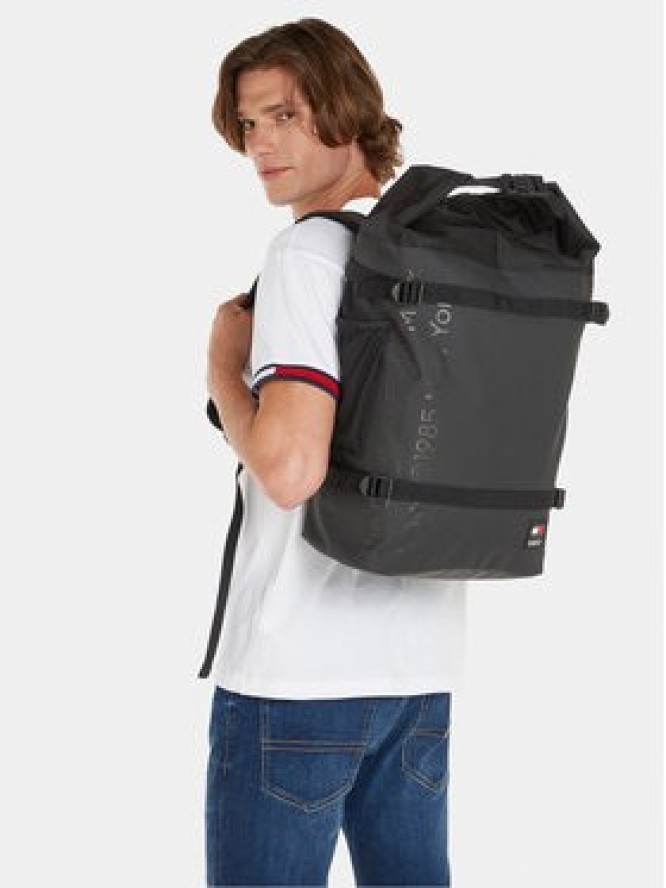 Tommy Jeans Plecak Tjm Daily + Rolltop Backpack AM0AM12120 Czarny