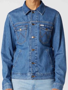 WRANGLER REGULAR JACKET MĘSKA KURTKA JEANSOWA BORA BLUE W443Q318F 112128870