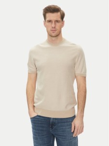 BOSS Sweter Jianfranco 50537642 Biały Regular Fit