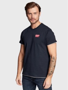 Pepe Jeans T-Shirt Sutton PM508504 Granatowy Regular Fit