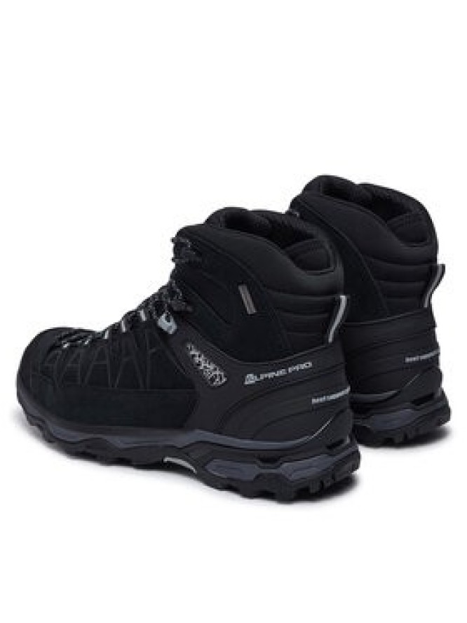 ALPINE PRO Trekkingi Vete UBTD406990PL Czarny