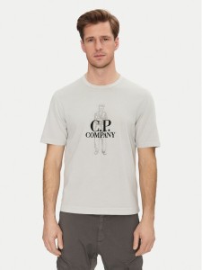 C.P. Company T-Shirt 18CMTS288A006057O Niebieski Regular Fit