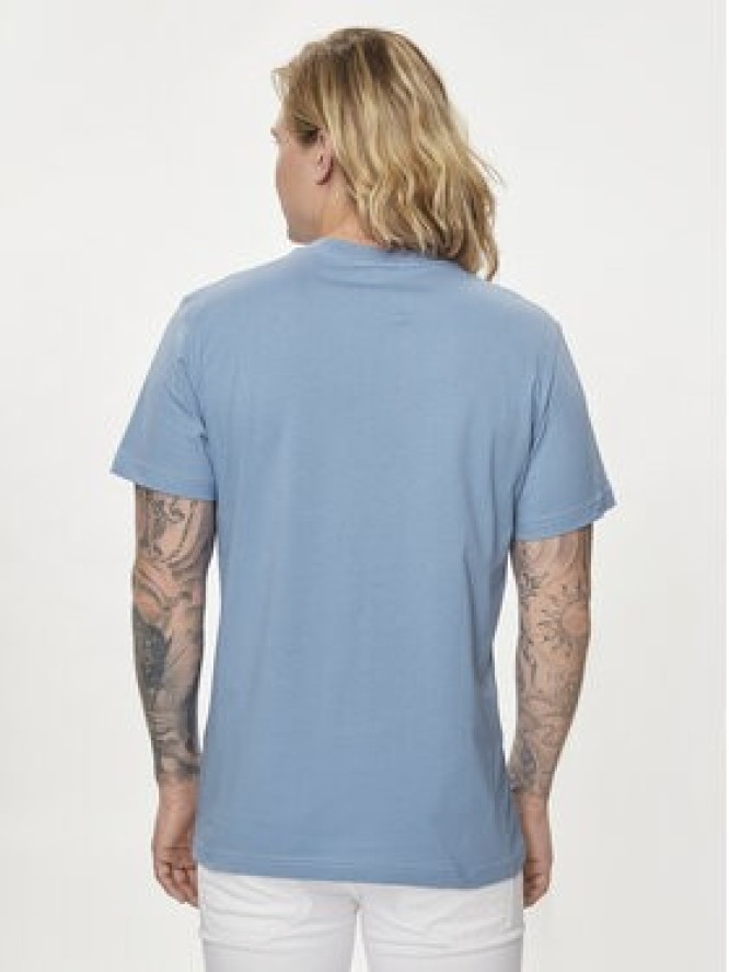 Versace Jeans Couture T-Shirt 76GAHT02 Niebieski Regular Fit