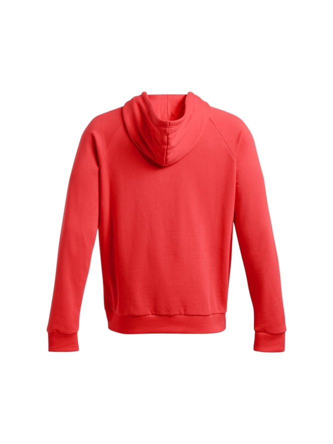 Bluza dresowa nierozpinana z kapturem męska Under Armour UA Rival Fleece Logo HD - czerwona