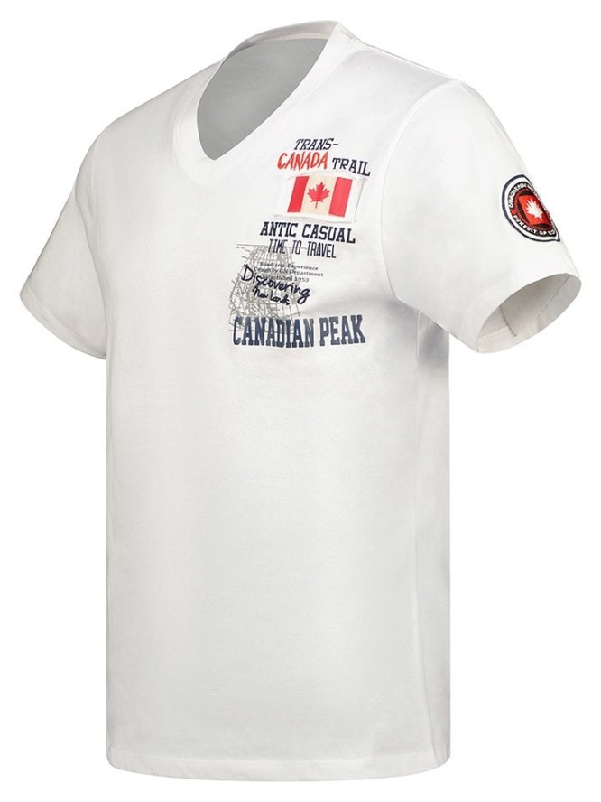 Canadian Peak Koszulka "Jantrail" w kolorze białym rozmiar: XXL