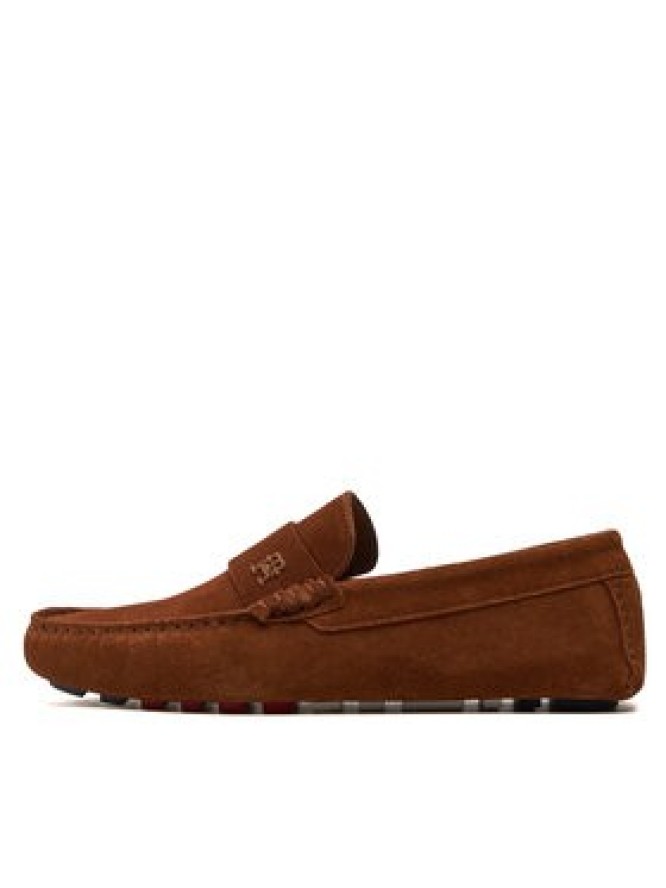 Tommy Hilfiger Mokasyny Th Classic Suede Driver FM0FM05000 Brązowy