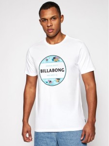 Billabong T-Shirt Rotor Fill U1SS63BIF0 Biały Regular Fit