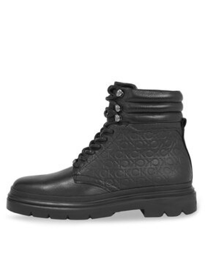 Calvin Klein Trapery Combat Boot Mono HM0HM01211 Czarny