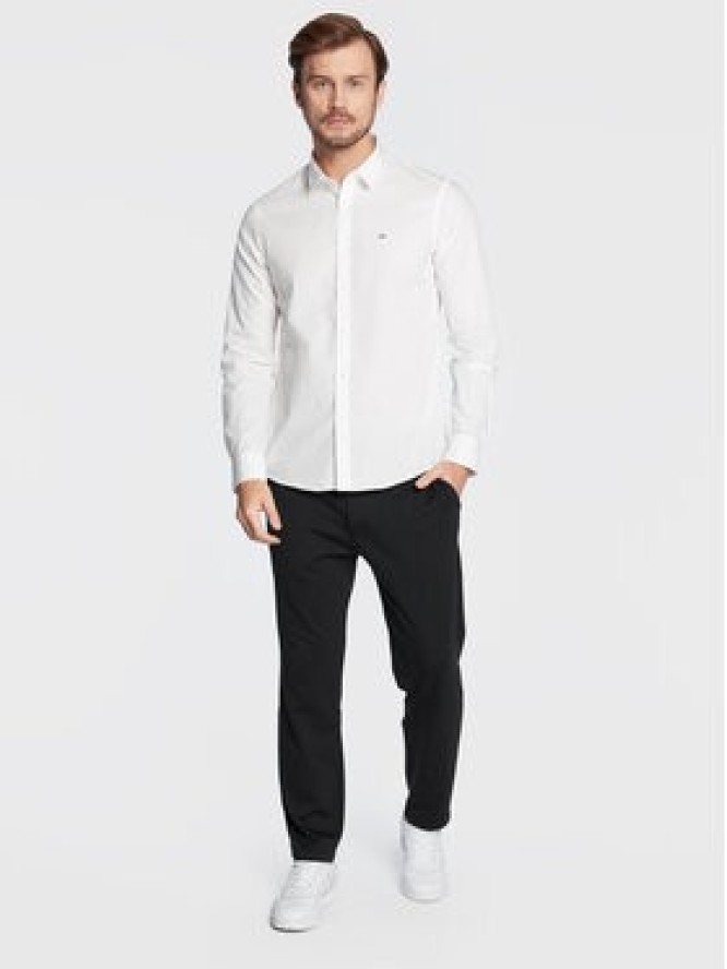 Calvin Klein Koszula K10K110856 Biały Slim Fit