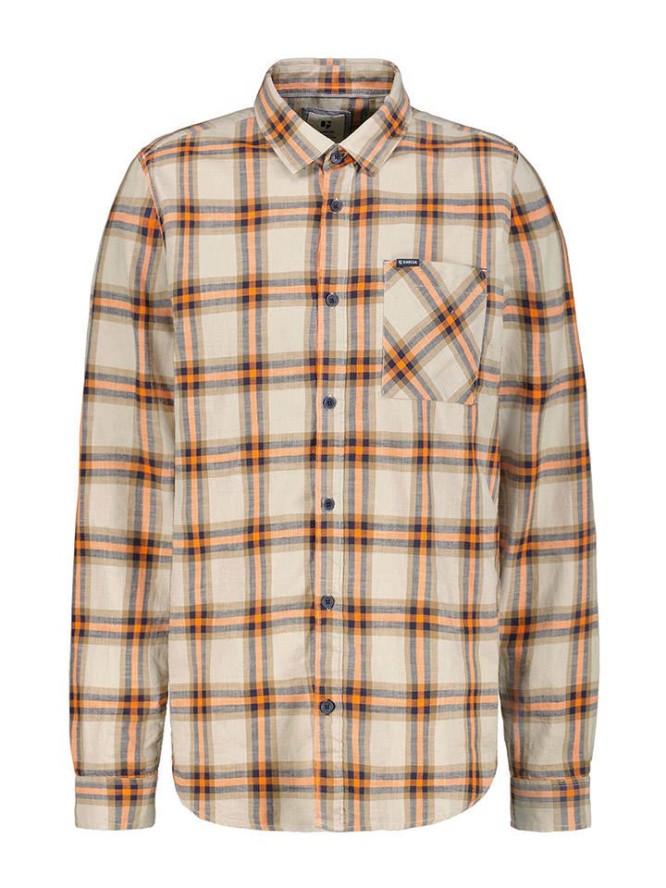 Garcia Koszula w kolorze beżowo-pomarańczowo-granatowym rozmiar: XL